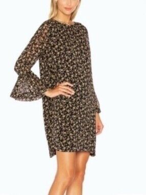 Ganni Bartlett Georgette Floral Dress